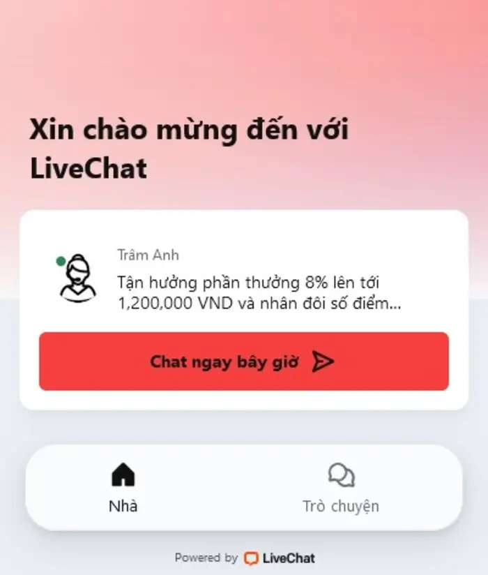 Liên hệ 12bet qua lvie chat